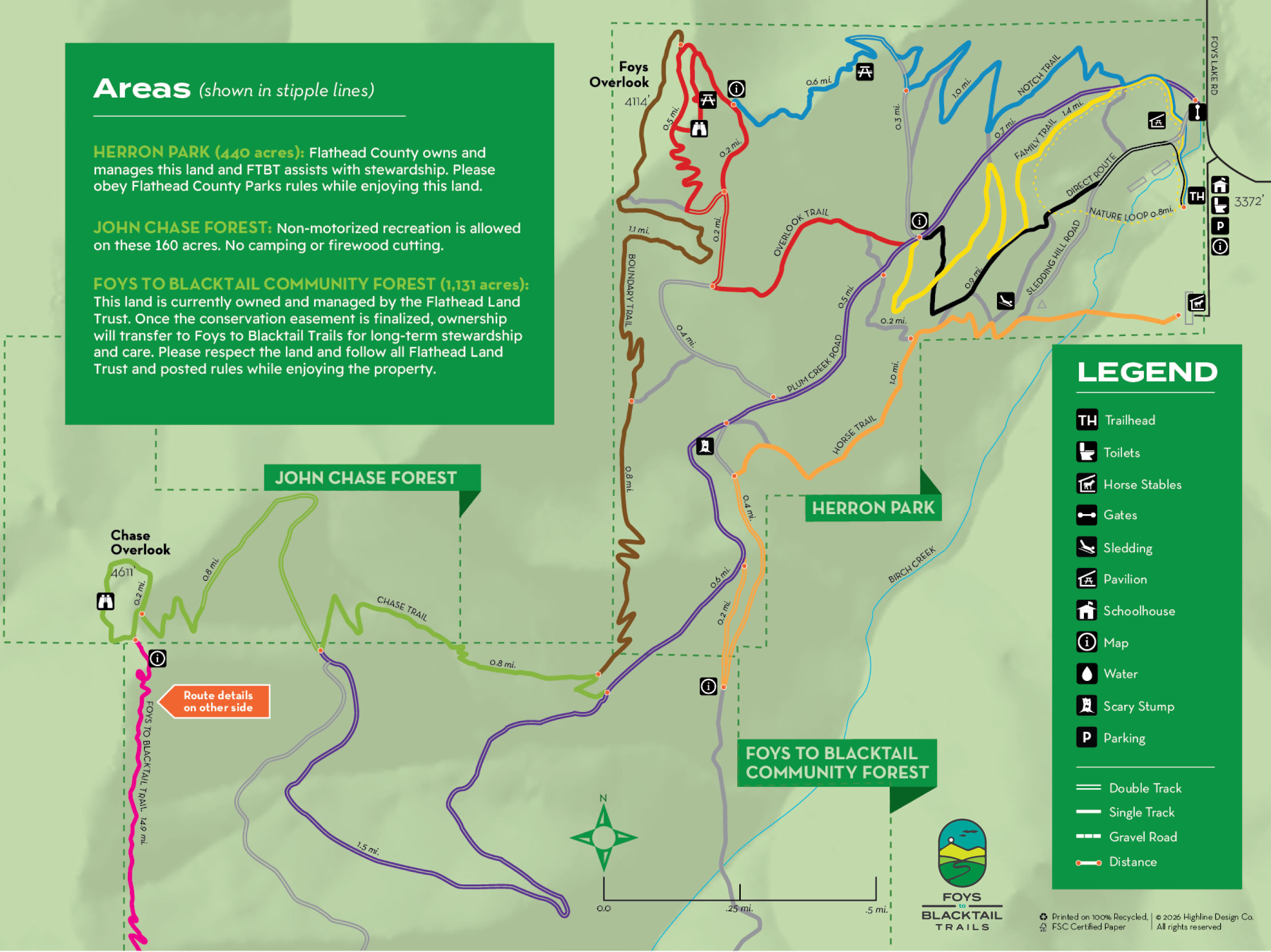 2026 Herron Park Trail Map